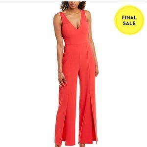 BCBGMaxAzria Red Jumpsuit